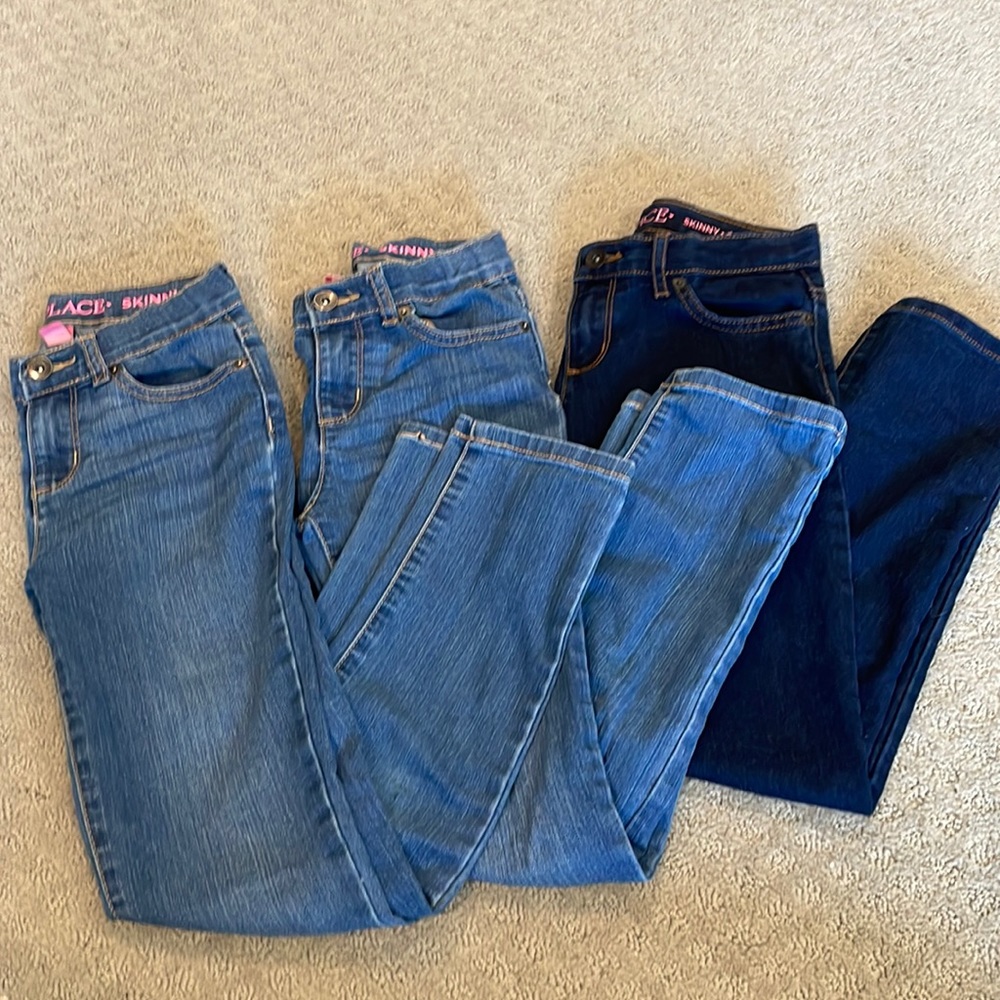3 Pack Skinny Childrens Place Jeans -size 10